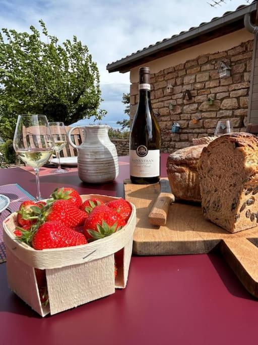 Villa Le Tinailler Grand Standing Au Coeur Des Vignes Prissé Esterno foto